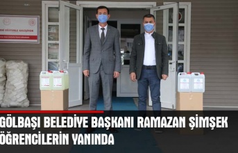 Başkan Şimşek’ten temiz okullar için destek…