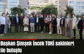 Başkan Şimşek İncek TOKİ Sakinleri ile Buluştu