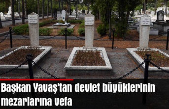 Başkan Yavaş'tan devlet büyüklerinin mezarlarına vefa