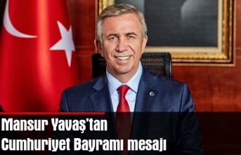 Mansur Yavaş Cumhuriyet Bayramı'nı kutladı