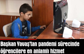 Başkan Yavaş'tan pandemi sürecinde öğrencilere en anlamlı hizmet