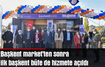 Başkent market'ten sonra ilk başkent büfe de hizmete açıldı