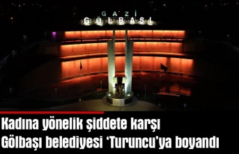 Kadına yönelik şiddete karşı 'turuncu' aydınlatma…