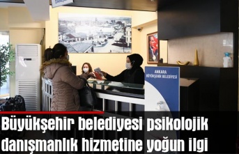 Büyükşehir belediyesi psikolojik danışmanlık hizmetine yoğun ilgi