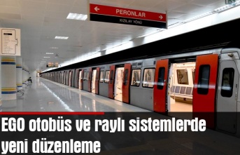 Sokağa çıkma kısıtlamasında EGO otobüs ve raylı sistemlerde yeni düzenleme