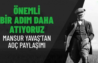 Mansur Yavaş: Ata'mızın emanetine sahip çıkıyoruz