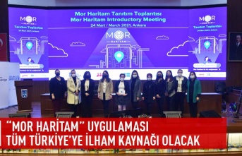 "Mor Haritam" uygulaması tüm Türkiye'ye ilham kaynağı olacak