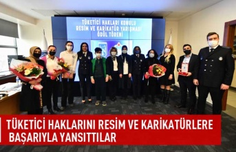 Tüketici haklarını resim ve karikatürlere başarıyla yansıttılar