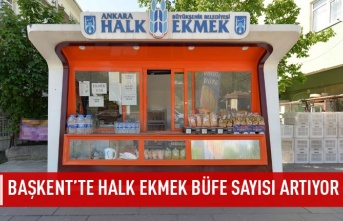 Başkent'te halk ekmek büfe sayısı artıyor