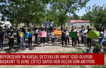 Büyükşehir'in kırsal destekleri umut ışığı oluyor: Başkent'te genç çiftçi sayısı her geçen gün artıyor