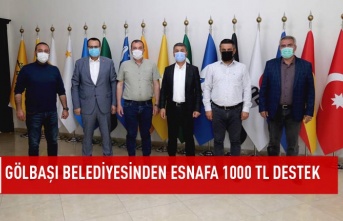 Gölbaşı Belediyesinden esnafa destek