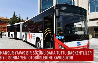 Mansur Yavaş bir sözünü daha tuttu:Başkentliler 8 yıl sonra yeni otobüslerine kavuşuyor