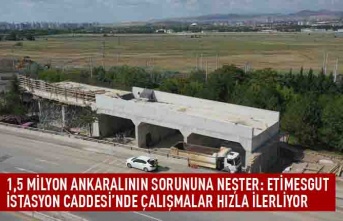 1,5 milyon Ankaralının sorununa neşter: Etimesgut istasyon caddesi'nde çalışmalar hızla ilerliyor