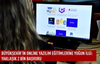 Büyükşehir'in online yazılım eğitimlerine yoğun ilgi: yaklaşık 2 bin başvuru
