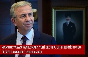 Mansur  Yavaş'tan esnafa yeni destek: sıfır komisyonlu "Lezzet Ankara" uygulaması