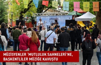 Müzisyenler ' Mutluluk Sahneleri'ne, Başkentliler müziğe kavuştu