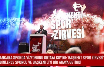 Başkent sporda vizyonunu ortaya koydu: ' Başkent spor zirvesi' binlerce sporcu ve başkentliyi bir araya getirdi