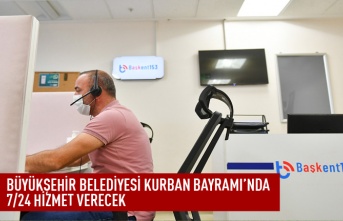 Büyükşehir belediyesi kurban bayramında 7/24 hizmet verecek