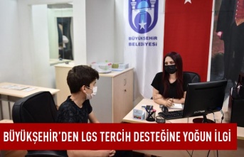 Büyükşehir'den LGS tercih desteğine yoğun ilgi