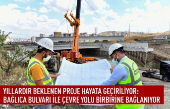 Yıllardır beklenen proje hayata geçiriliyor: Bağlıca bulvarı ile çevre yolu birbirine bağlanıyor