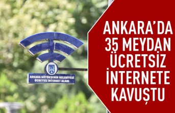 Mansur Yavaş bir sözü daha tuttu: Ankara'da 35 meydan ücretsiz internete kavuştu