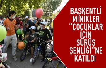 Başkentli minikler "Çocuklar için sürüş şenliği"ne katıldı