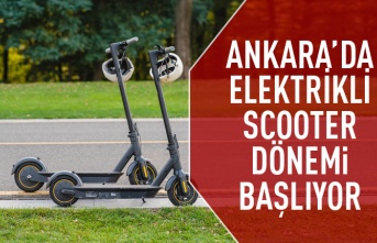 Ankara'da elektrikli scooter dönemi başlıyor