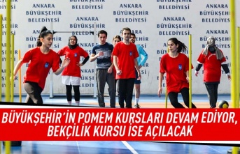 Büyükşehir'in POMEM kursları devam ediyor, bekçilik kursu ise açılacak