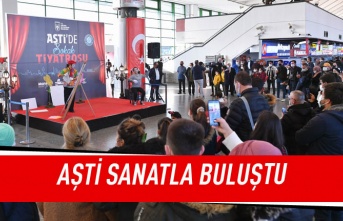 AŞTİ sanatla nuluştu