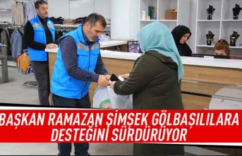 Gölbaşı belediyesi paylaşım noktası ile 52 bin Gölbaşılı’ya yardım etti