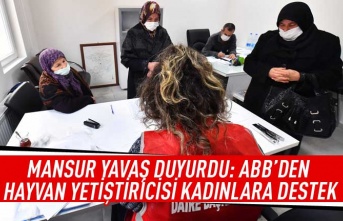 Mansur Yavaş duyurdu: ABB'den hayvan yetiştiricisi kadınlara destek