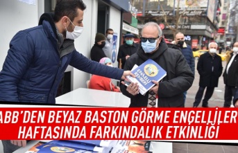 ABB'den Beyaz Baston Görme Engelliler haftasında farkındalık etkinliği