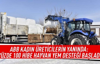 ABB kadın üreticilerin yanında:yüzde 100 hibe hayvan yem desteği başladı