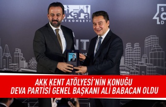 AKK Kent atölyesi'nin konuğu DEVA partisi genel başkanı Ali Babacan oldu