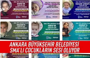 Ankara büyükşehir belediyesi SMA'lı çocukların sesi oluyor