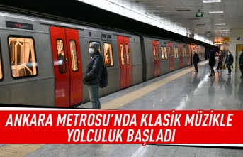 Ankara metrosu'nda klasik müzikle yolculuk başladı