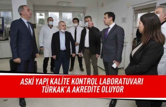 ASKİ yapı kalite kontrol laboratuvarı TÜRKAK'a akredite oluyor