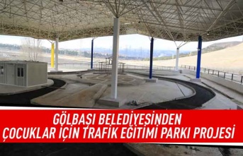 Gölbaşı belediyesİ çocuk trafik eğitim parkı ile minikler direksiyon başında