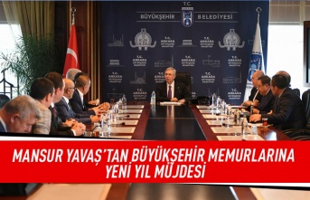 Mansur Yavaş'tan büyükşehir memurlarına yeni yıl müjdesi