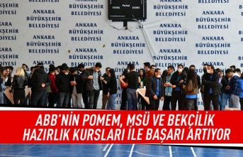 ABB'nin POMEM,MSÜ ve Bekçilik hazırlık kursları ile başarı artıyor