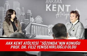 AKK kent atölyesi "SÖZONDA"nın konuğu Prof. Dr. Filiz Yenişehirlioğlu oldu