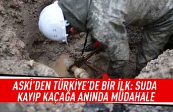 ASKİ'den Türkiye'de bir ilk: Suda kayıp kaçağa anında müdahale