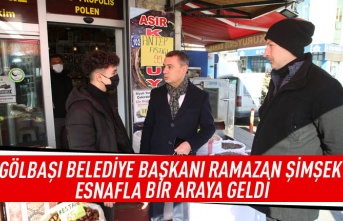 Başkan Şimşek Gölbaşılı Esnaflarla Buluştu…