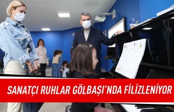 Gölbaşı Belediyesi Sanat Kursları ile Sanata Yolculuk Devam Ediyor…