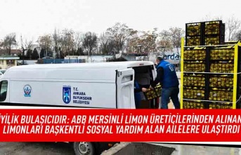 İyilik bulaşıcıdır: ABB Mersinli limon üreticilerinden alınan limonları başkentli sosyal yardım alan ailelere ulaştırdı