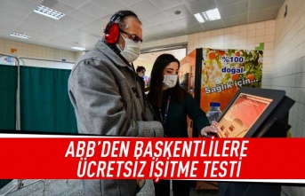 ABB'den Başkentlilere ücretsiz işitme testi