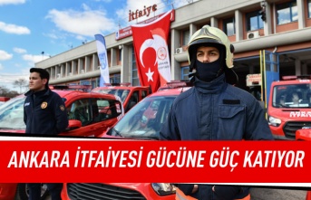 Ankara itfaiyesi gücüne güç katıyor