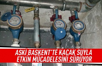 ASKİ Başkent'te kaçak suyla etkin mücadelesini sürdürüyor