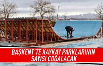 Başkent'te kaykay parklarının sayısı çoğalacak