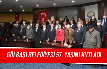 Gölbaşı belediyesi 57. yaşını kutladı